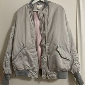 H&M Warm Oversized Bomber Jacket